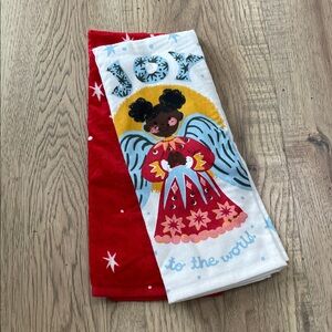 NWT | St. Nicholas Square Holiday Kitchen Towel Set of 2 | Angel Motif |